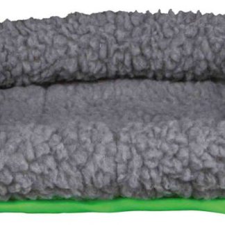 Cuddly bed, guinea pigs, 30 × 22 cm, grey/green