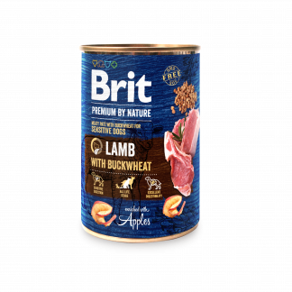 Brit Premium by Nature konserv lamb with buckwheat 800g