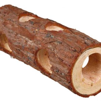 Tube tunnel, mice, bark wood, ø 6 × 20 cm