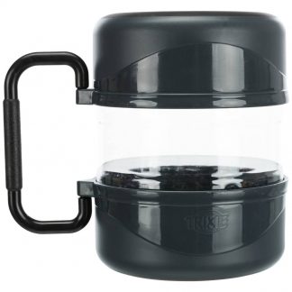 Travel set, plastic, 2 l/2 × 0.75 l, dark grey