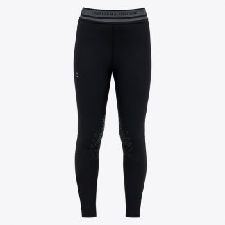 Cavalleria Toscana Perforated Stripe laste ratsaretuusid 12A,must