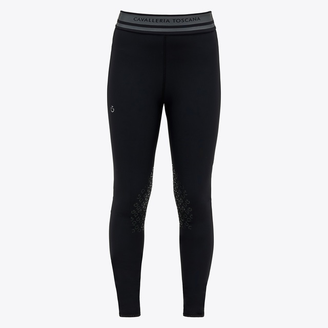 Cavalleria Toscana Perforated Stripe laste ratsaretuusid 12A,must