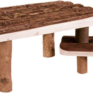 Shelter/platform, guinea pigs, bark wood, 37 × 17 × 28 cm