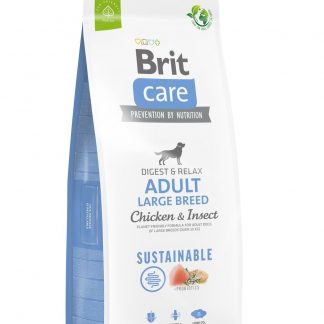 Brit Care Sustainable Adult Large Breed Chicken&Insect koeratoit 12kg
