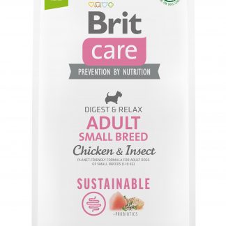Brit Care Sustainable Adult Small Breed Chicken&Insect koeratoit 7kg