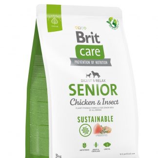 Brit Care Sustainable Senior Chicken&Insect koeratoit 3kg