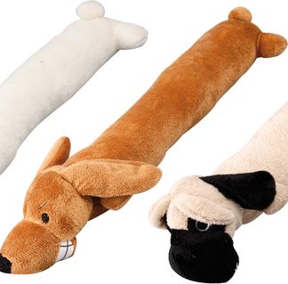 Flamingo koera mänguasi - pikk piiksuv koer