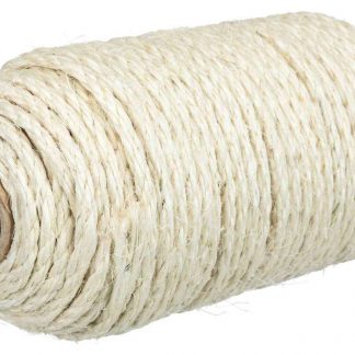 Sisal rope on a roll, 50 m/ø 4–6 mm