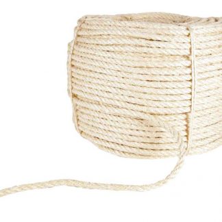 Sisal rope (roll: 220 m), 1 m/ø 10 mm
