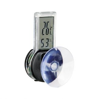 Digital thermo-/hygrometer with suction pad, 3 × 6 cm