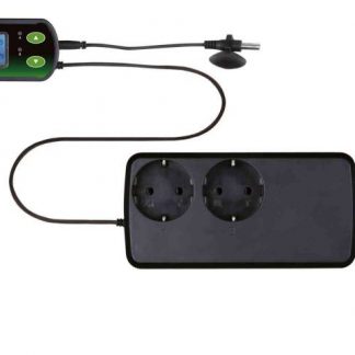 Thermostat, digital, two circuits, 16 × 4 cm