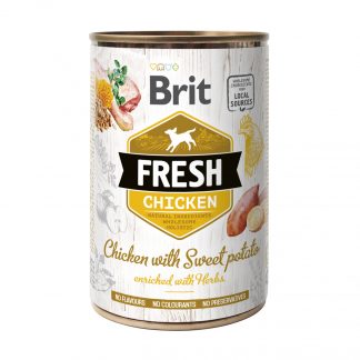 Brit Fresh Chicken with Sweet Potato konserv 400g