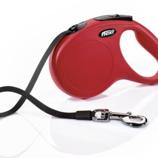 flexi New CLASSIC, tape leash, M: 5 m, red