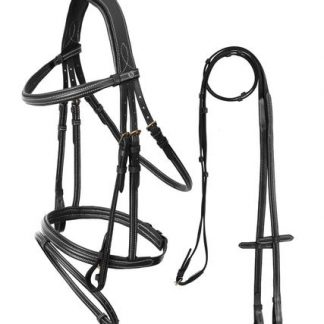 Horze Buxton hobuse valjad ratsmetega X-Full, must