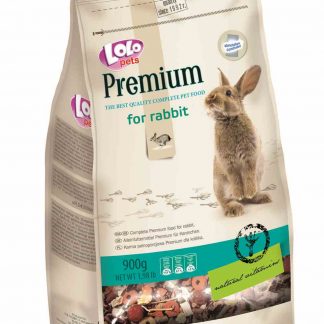 LoLo Pets Premium täissööt jänestele 900g