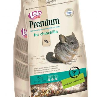LoLo Pets Premium täissööt tšintšiljadele 750g