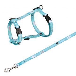 Mimi cat harness with leash, 27–45 cm/10 mm, 1.20 m