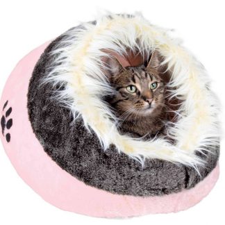 Minou cuddly cave, 35 × 26 × 41 cm, rose/grey