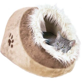 Minou cuddly cave, 35 × 26 × 41 cm, beige/brown