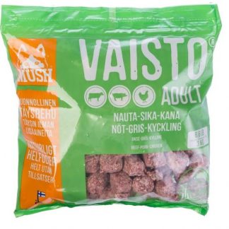 Mush Vaisto koera toortoit veis/siga/kana 3 kg
