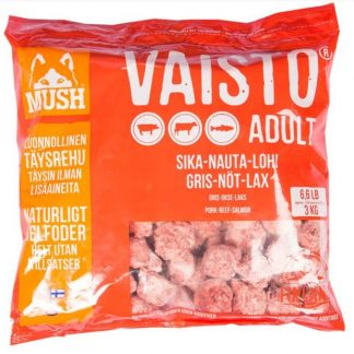 Mush Vaisto koera toortoit siga/veis/lõhe 3 kg