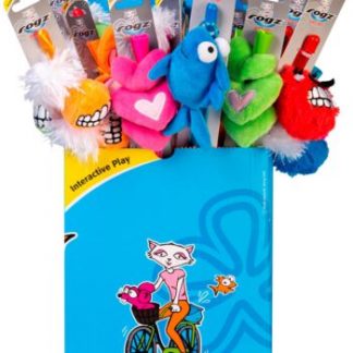 Koera mänguasi Rogz Teaser Magic Stick Shipper 25tk