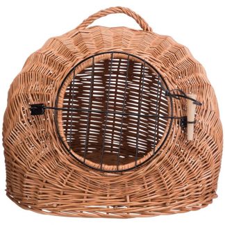Wicker cave with bars, ø 50 cm, brown