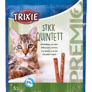 PREMIO Stick Quintett, poultry/liver, 5 × 5 g/pc.