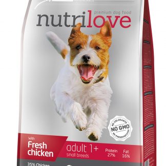 Nutrilove koeratoit adult small fresh chicken 1,6 kg