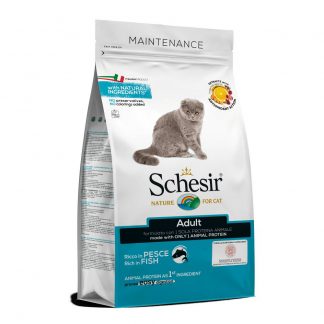 SCHESIR Cat Dry 1,5 Kg. Bag Mainteinance Fish