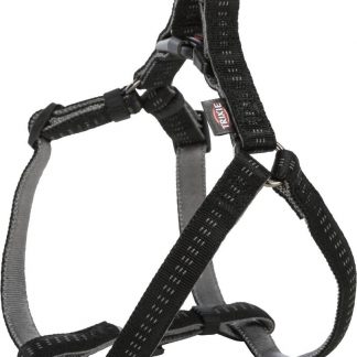 Softline Elegance One Touch harness, S: 40–50 cm/15 mm, black/graphite