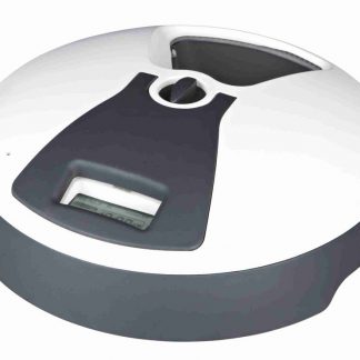 TX6 automatic food dispenser, 6 × 240 ml/ø 32 cm × 10 cm, dark grey/white