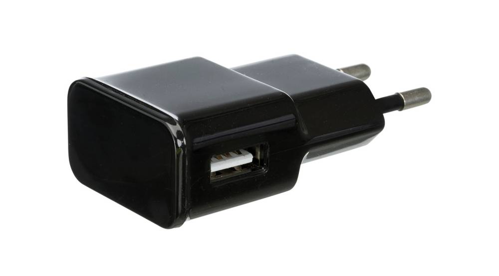 USB adapter, 3.7 × 7 cm, black