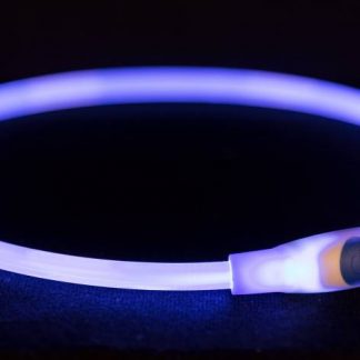 Flash light ring USB, L–XL: 65 cm/ø 8 mm, blue