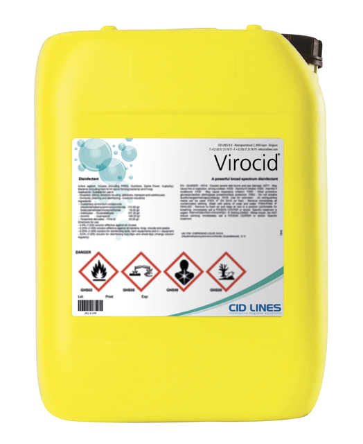 CL VIROCID 20L / UN1760 (BIOTSIID KUTSELISEKS KASUTAMISEKS)