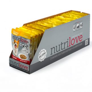 Nutrilove koeraeine kanafileed kastmes 28X85g