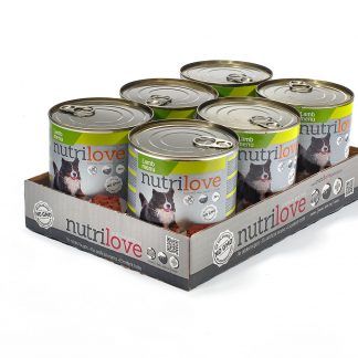 Nutrilove koeratoit- lambaliha konserv (6x800g)