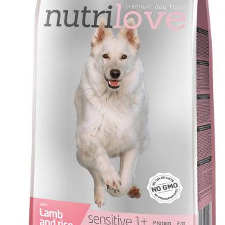 Nutrilove sensitive lamb&rice 12 kg