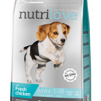Nutrilove  junior S&M fresh chicken  8kg