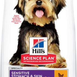 Hill’s Science Plan Adult 1+ Sensitive Stomach & Skin Small & Mini Chicken 1,5kg