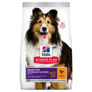 Hill's Science Plan Adult 1+ Sensitive Stomach & Skin Medium with Chicken 2,5kg