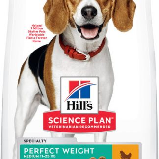 Hill's Science Plan Adult Perfect Weight Medium with Chicken 12kg