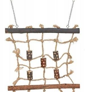 Natural Living rope climbing wall, 27 × 24 cm