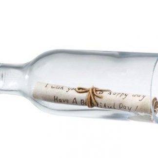 Drift Bottle 2/Square/Crab&Stars 17,5x5x5cm