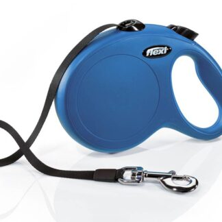flexi New CLASSIC, tape leash, L: 5 m, blue