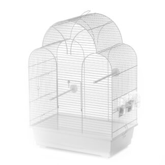 BirdCage Sonia P026 63x45x28cm valge