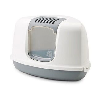 Nestor corner white - cold grey