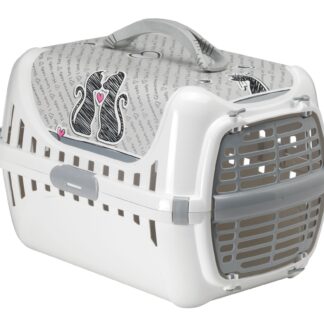 Trendy runner PLASTIC door cat's in love speckled grey