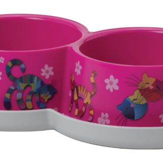 double trendy dinner - 2 x 350 ml friends forever Hot Pink