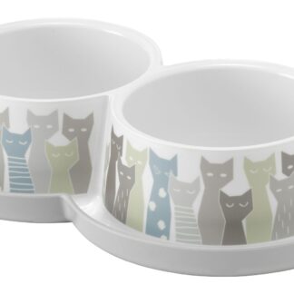 double trendy dinner - 2 x 350 ml maasai grey white